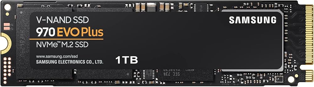 Amazon | Samsung 970 EVO Plus 1TB PCIe (最大転送速度 3,500MB/秒
