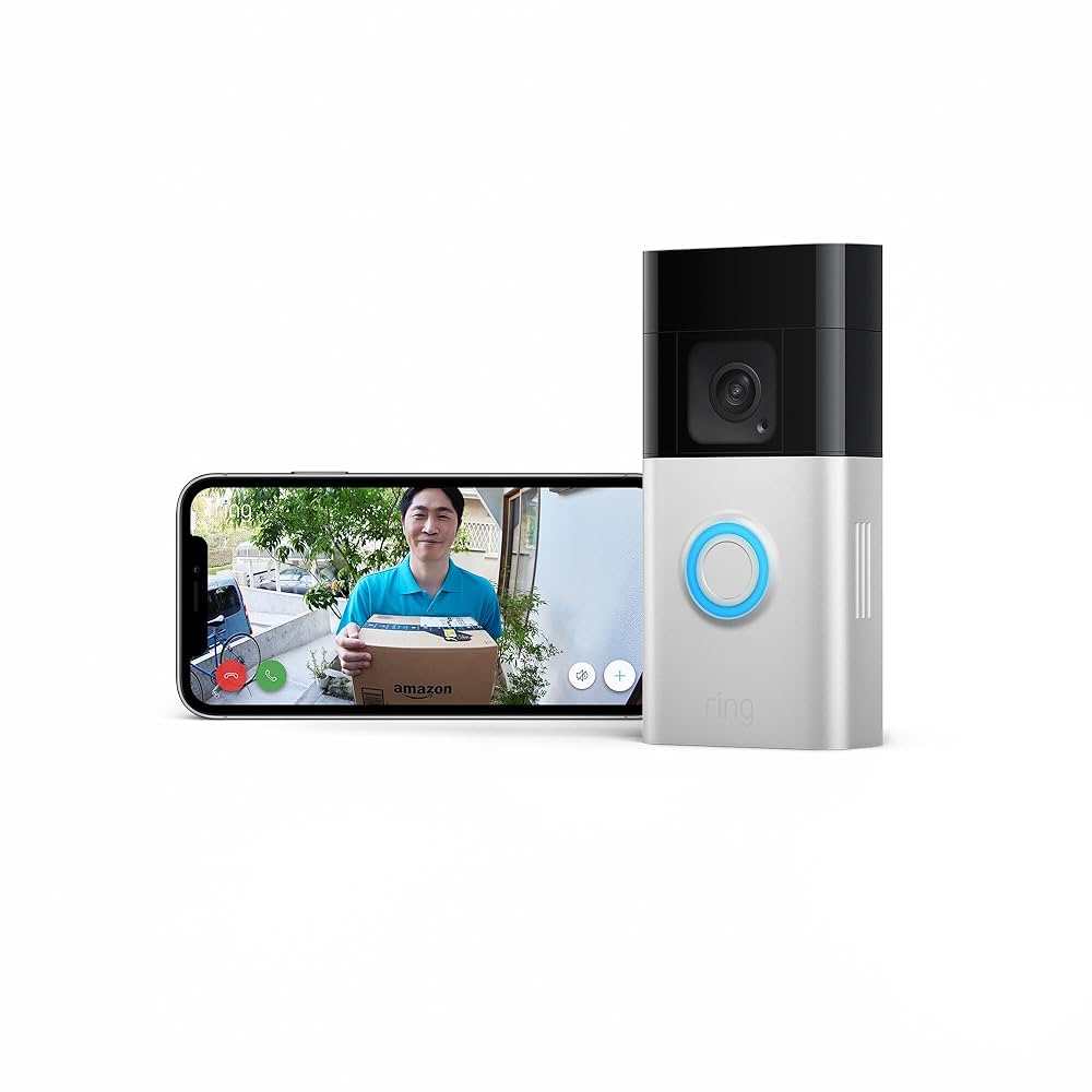 Ring Doorbell Plus バッテリーモデル - 電源工事不要なスマホ対応