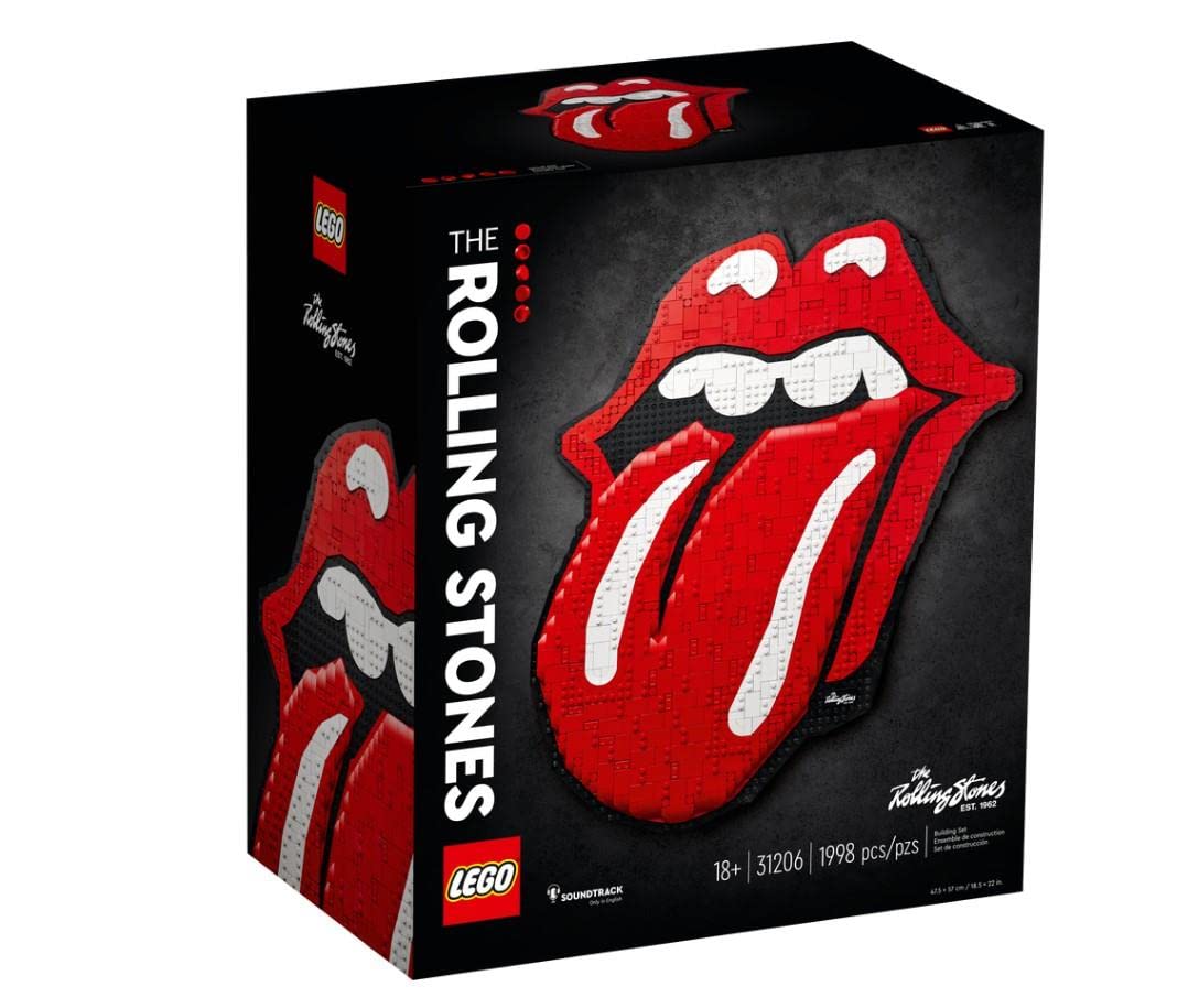 Amazon.com: Lego® Art The Rolling Stones 31206 Building Kit; Wall