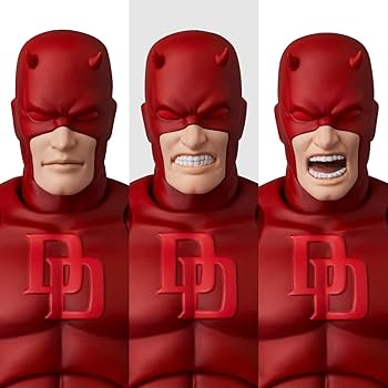 Amazon.com: MAFEX No.223 Daredevil Comic Ver. Total Height: Approx