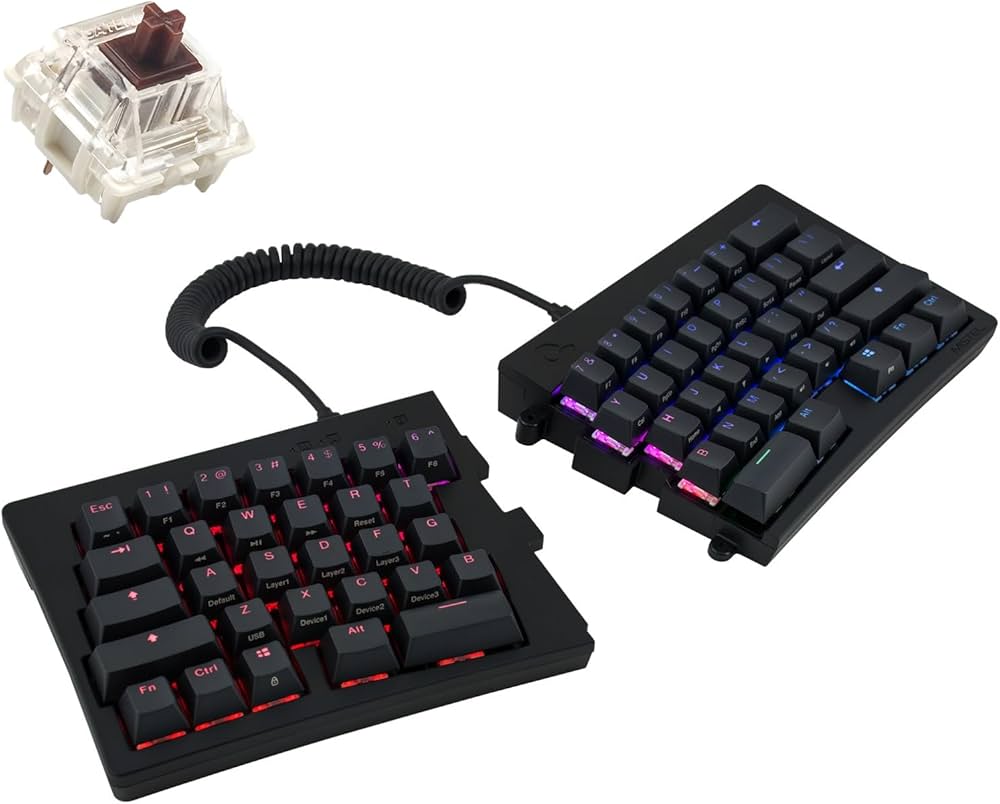 Amazon | BAROCCOMiSTEL MD600 Alpha (英語配列/茶軸) 分離型