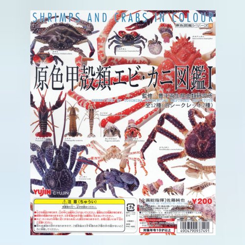 Amazon | ユージン 原色甲殻類エビ・カニ図鑑1[再販] ホンヤドカリ