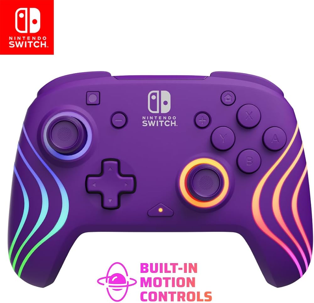 Amazon.com: PDP Gaming Afterglow Wave Wireless Nintendo Switch Pro