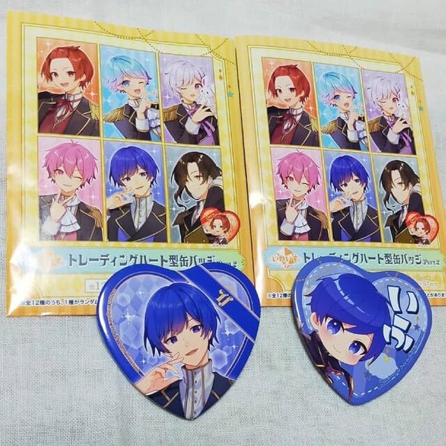 Amazon | いれいす ファミリーマート ハート 缶バッジ if いふ まろ