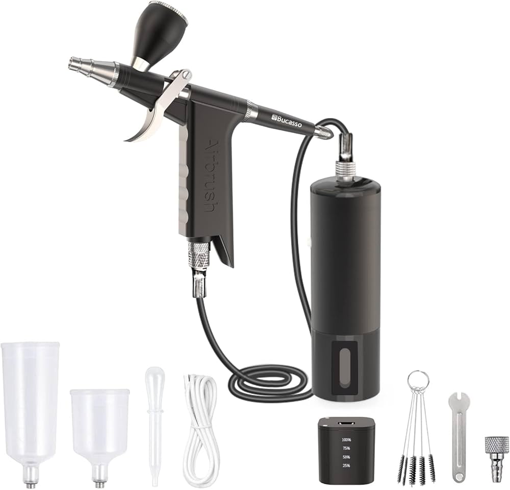 Amazon.co.jp: 【2023年全新型】Bucasso エアブラシ 充電式