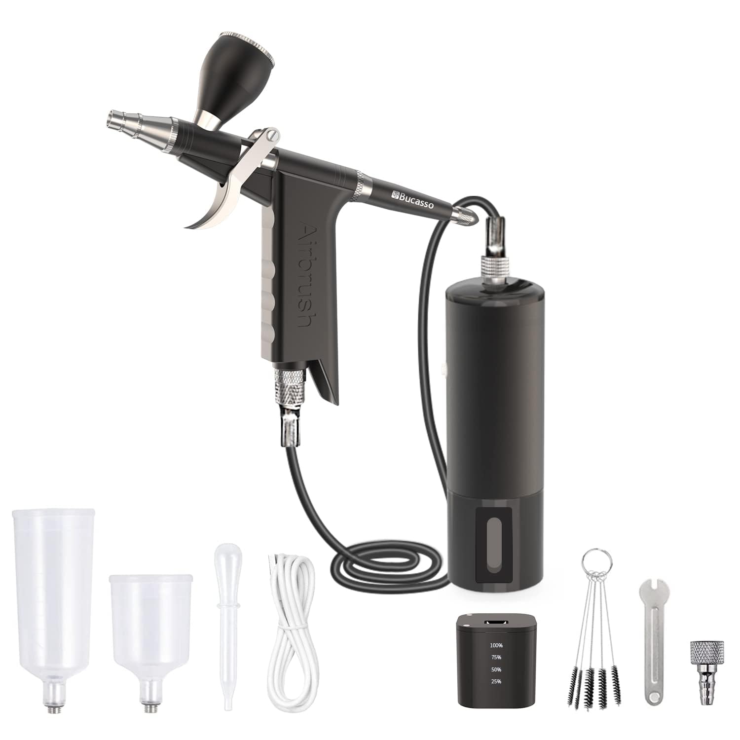 Amazon.co.jp: 【2023年全新型】Bucasso エアブラシ 充電式