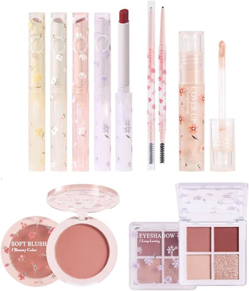 Amazon.co.jp: フル美容メイクアップ 8点セット 人気化粧品セット フル