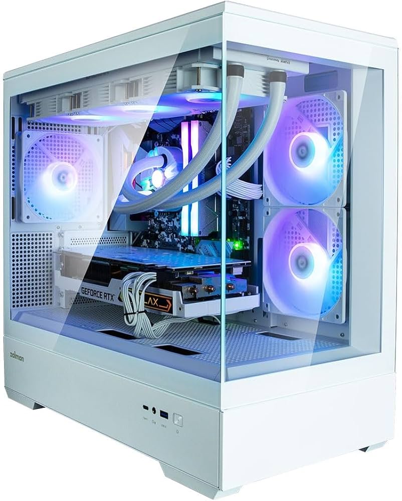 PCケース】ZALMAN P30 BW（CPU水冷クーラー付属）【中古】 zalman P30