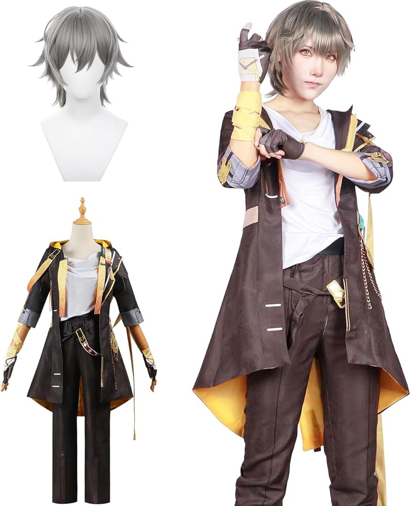 Amazon.co.jp: [Awdmosou] 崩壊 スターレール 男性開拓者・穹 コスプレ