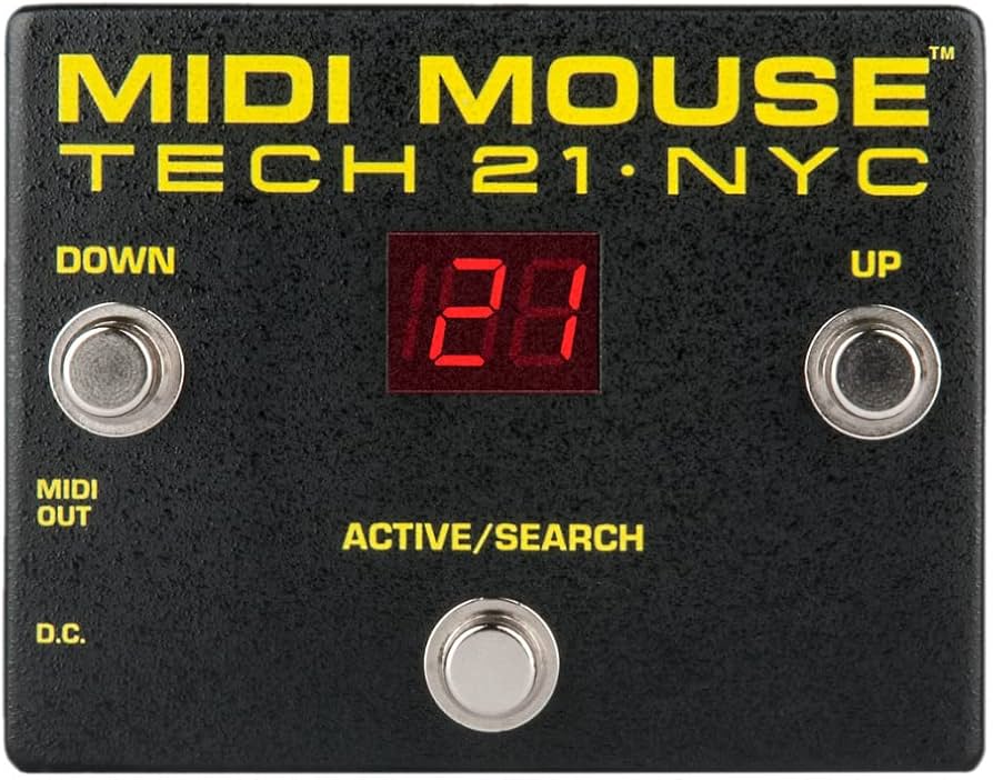 Amazon.com: Tech 21 MIDI Mouse Pedal : Musical Instruments