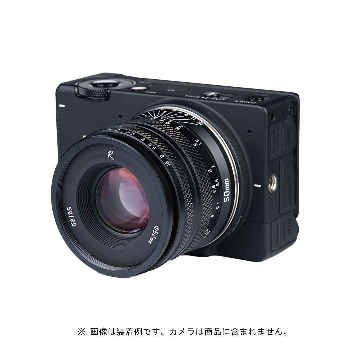 Amazon.co.jp: AstrHori 50mm F2.0 Lマウント ブラック 標準レンズ