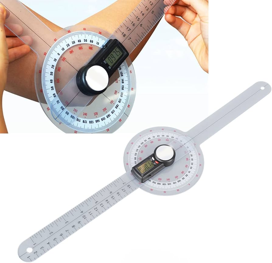 Amazon.co.jp: ゴニオメーター 理学療法 関節可動域 分度器 リハビリ