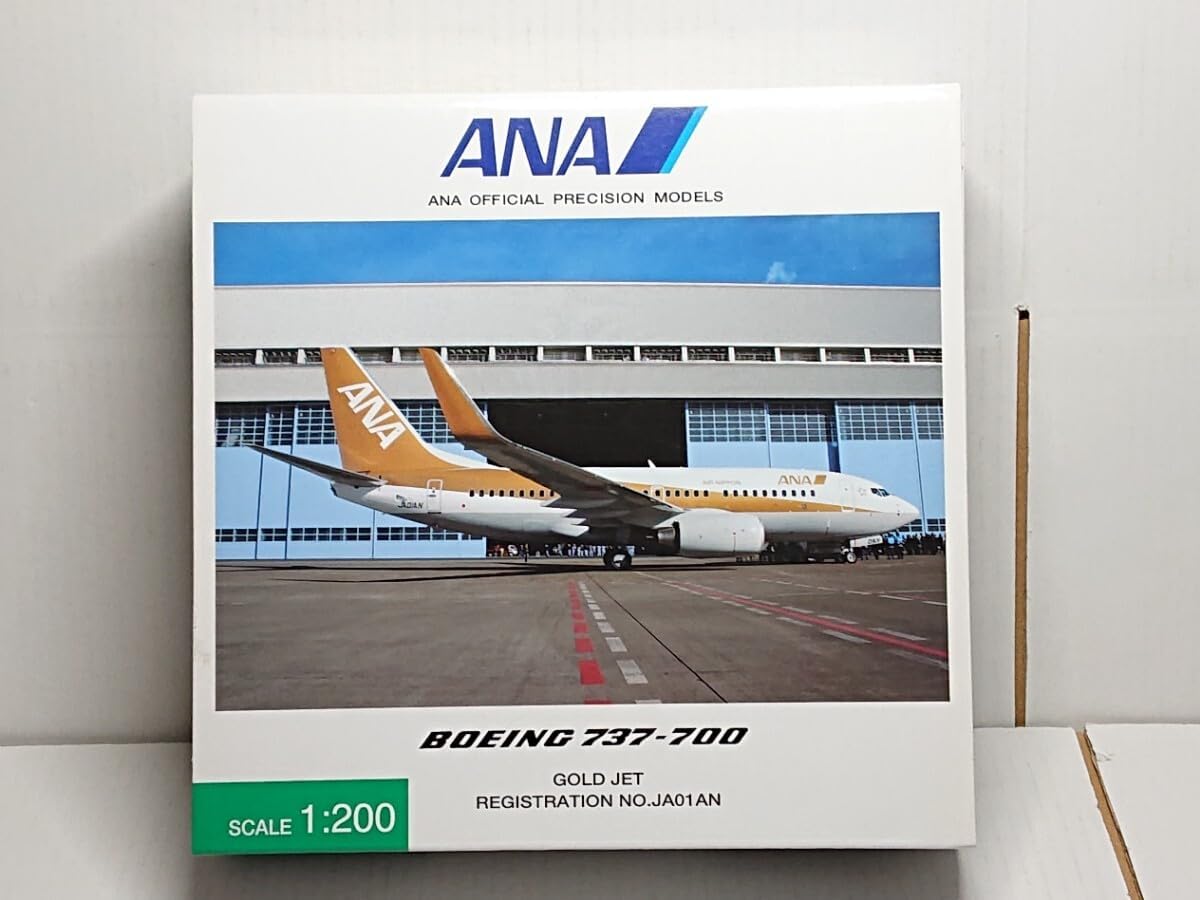 全日空商事 1/200 ANA B737-700 GOLD JET 非売品 全日空商事 1/200 ANA