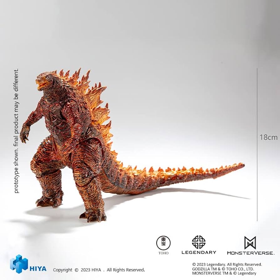Godzilla: King of Monsters - Burning Godzilla Exquisite Basic PX