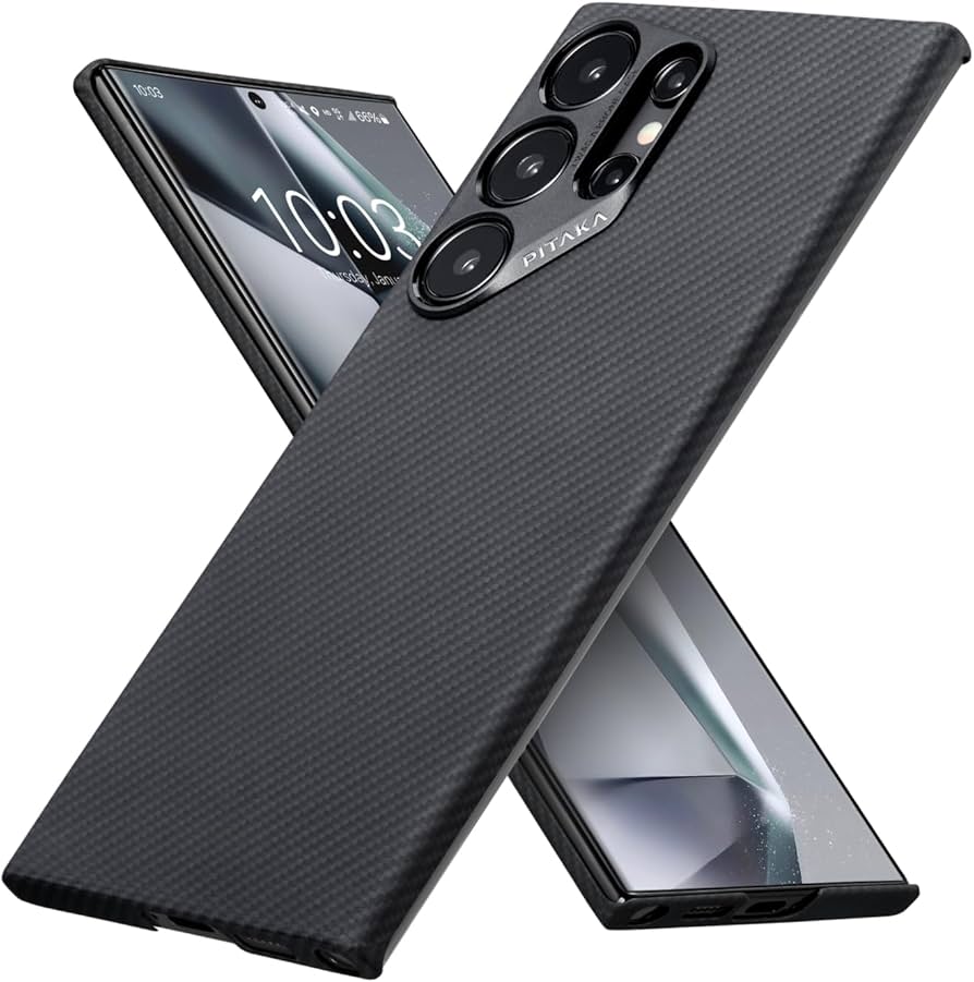 Amazon.co.jp: 「PITAKA」Galaxy S24 Ultra ケース アラミド繊維製