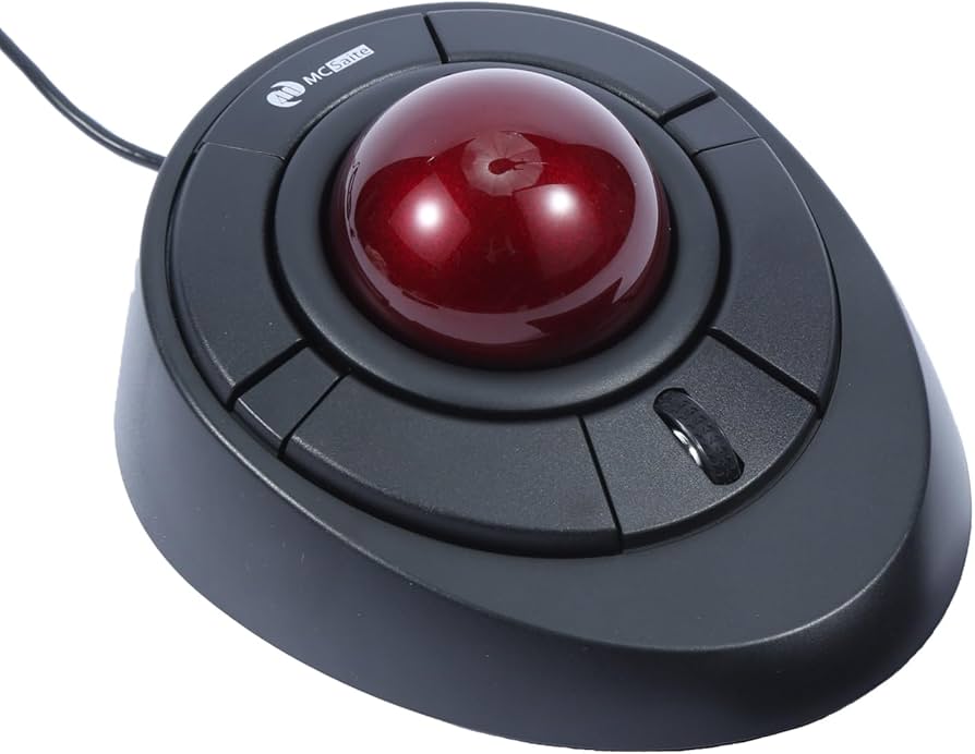 Amazon | MCSaite 有線トラックボールマウス スクロールホイール付き