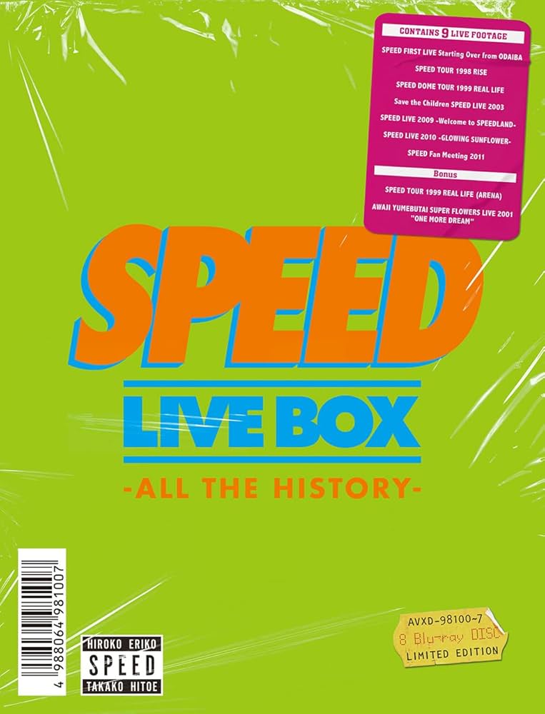 Amazon.co.jp: SPEED LIVE BOX - ALL THE HISTORY -(Blu-ray8枚組