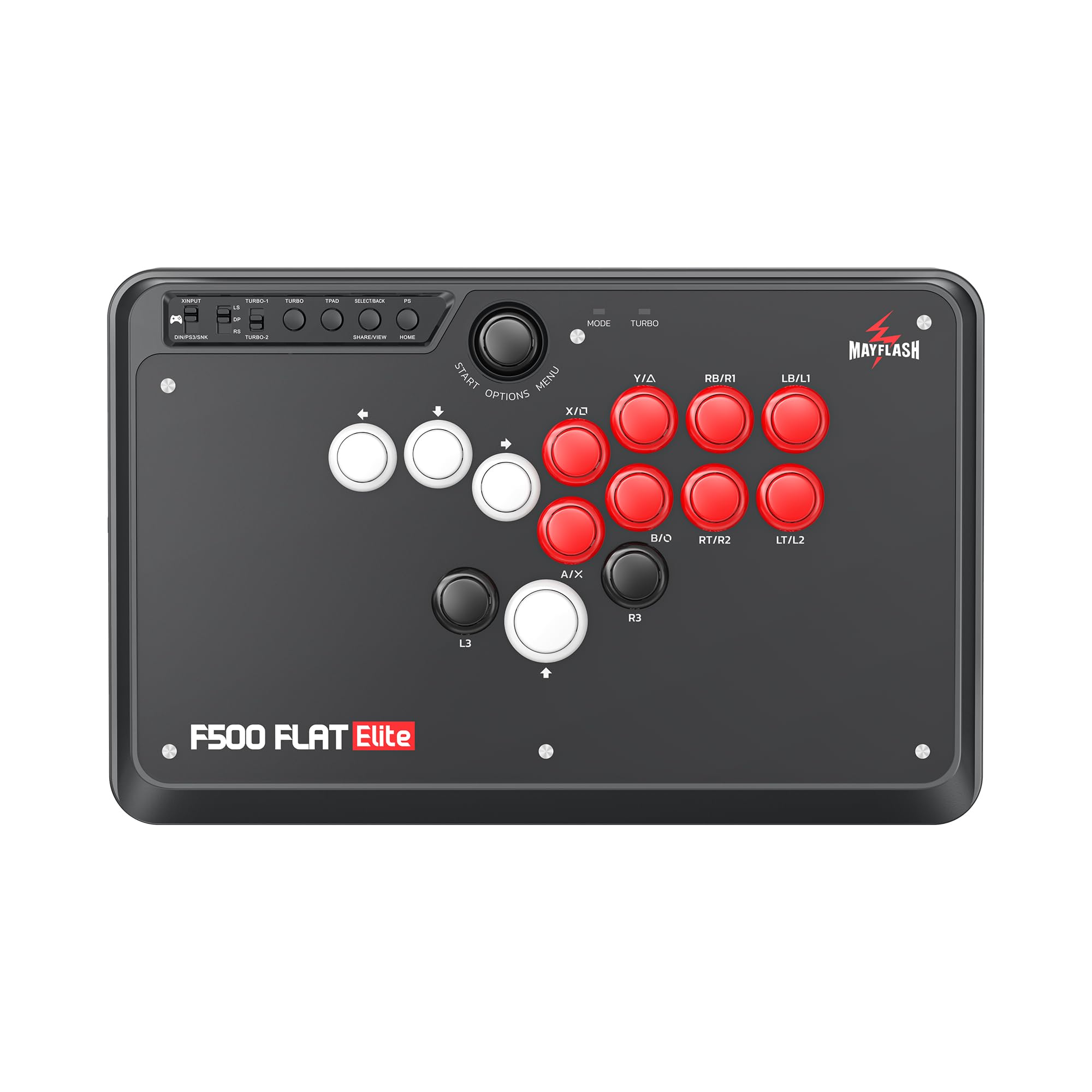 Amazon.com: MAYFLASH F500 FLAT Elite Fight Stick All Button Arcade