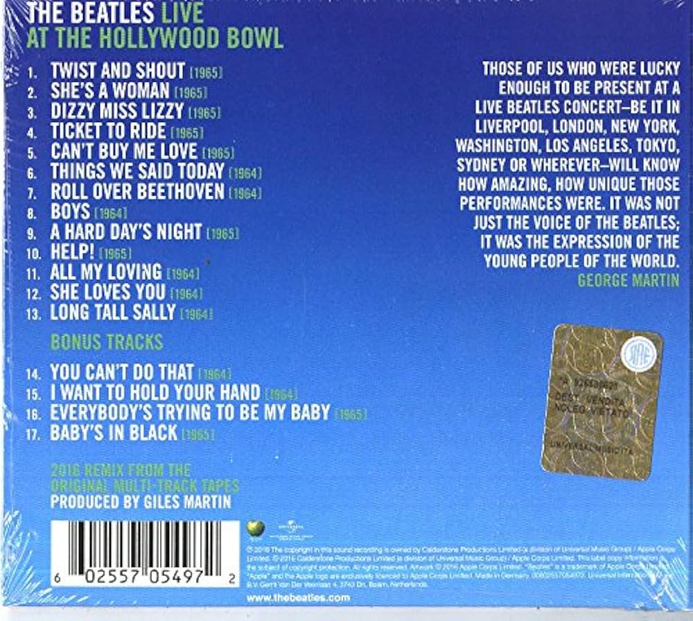 Amazon.com: Live At The Hollywood Bowl: CDs & Vinyl