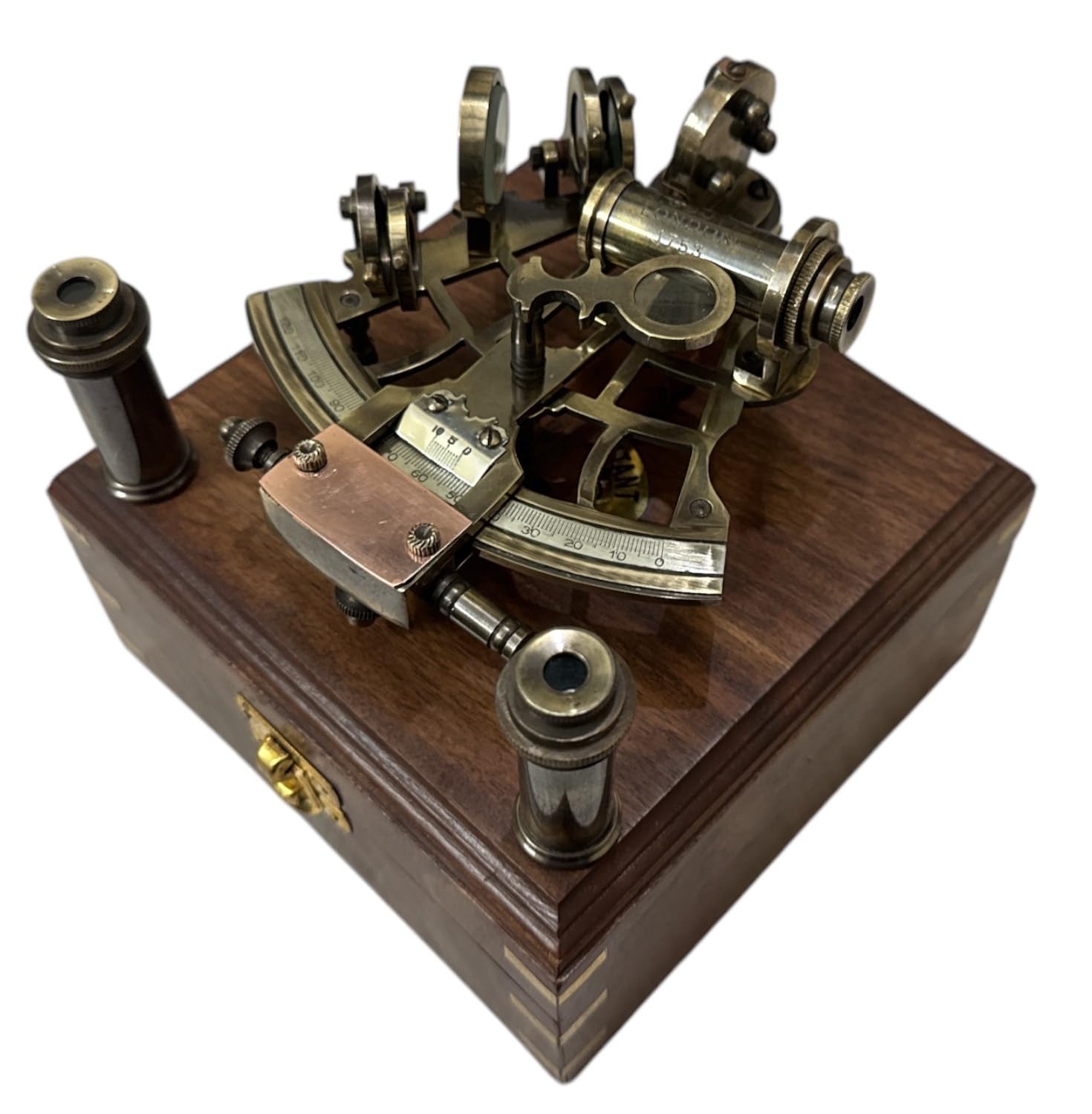 Amazon.co.jp: 真鍮航海六分儀ヴィンテージアンティークアストロラーベ