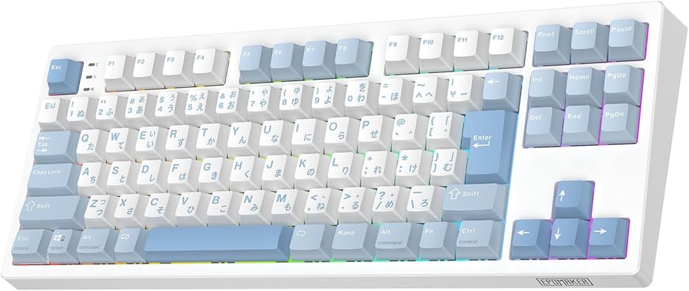 Amazon | EPOMAKER TH87 JIS 日本語配列 TKL ワイヤレスゲーミング