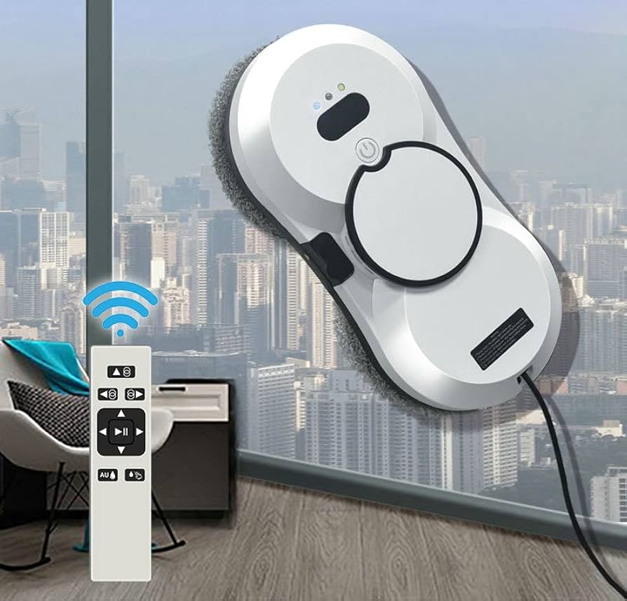 Amazon | 自動窓 自動窓拭き 窓拭き ロボット 家庭用「ワンタッチ