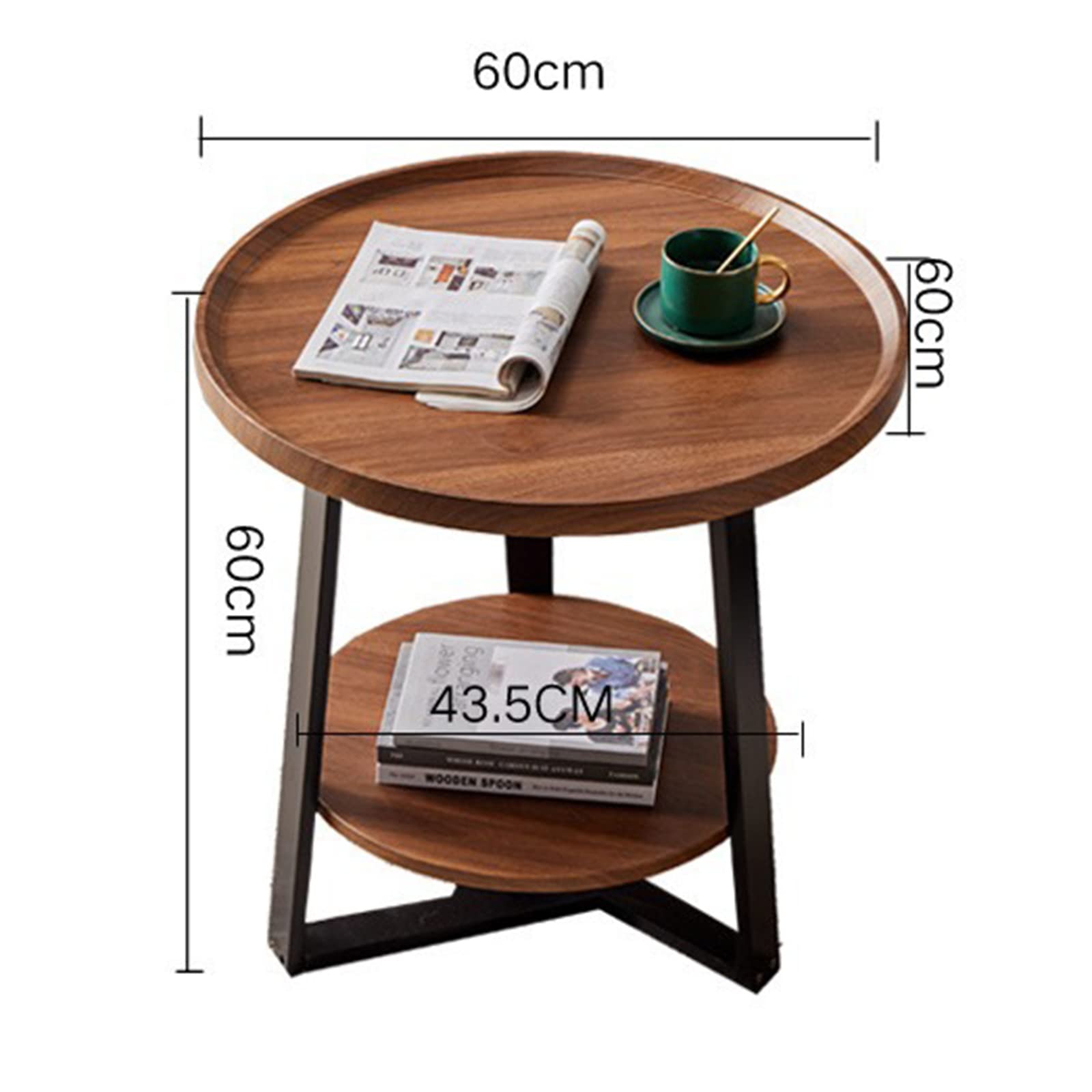 Amazon｜ソファサイドテーブル、小さなラウンドサイドテーブル