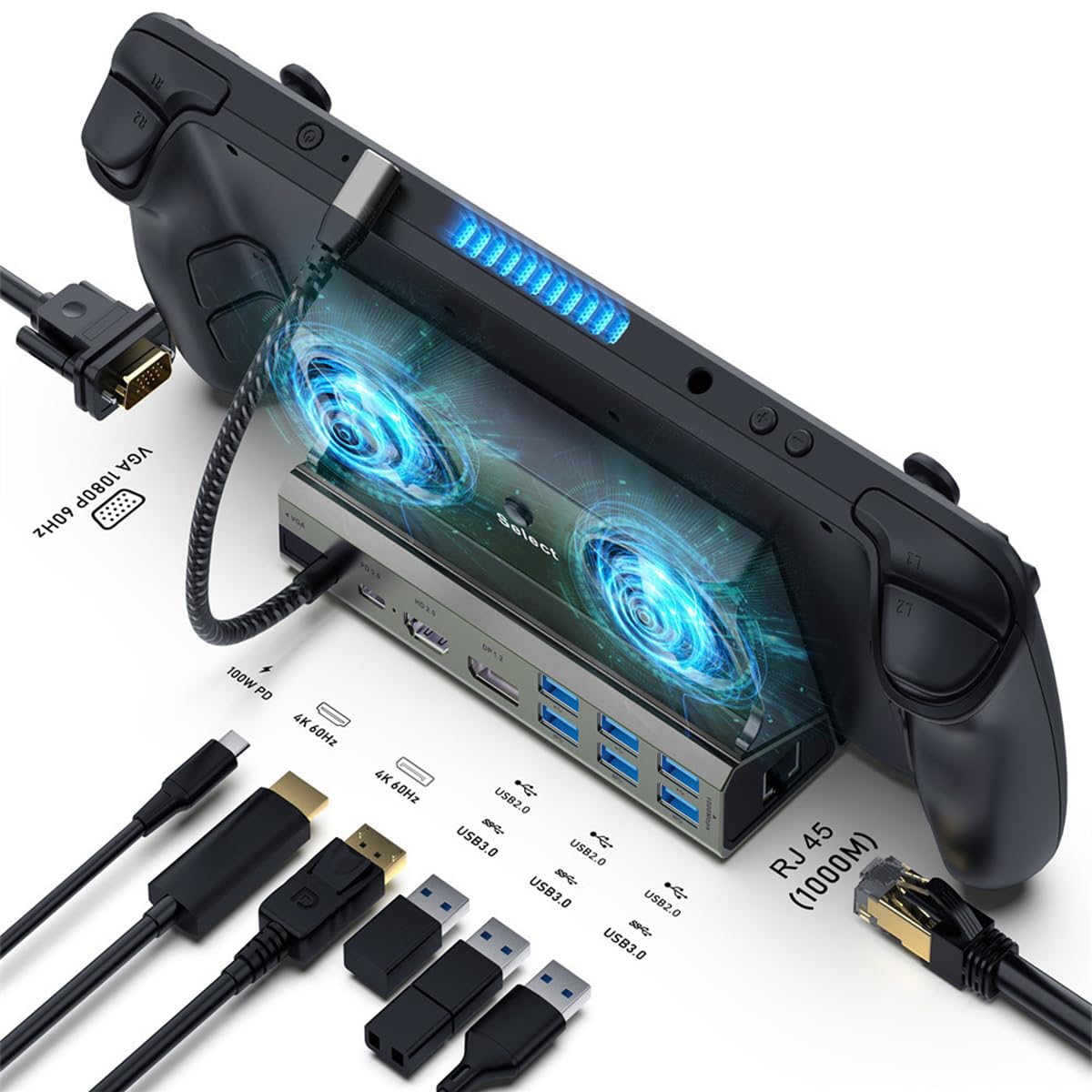 Amazon.co.jp: 携帯ゲーム機用 ドッキングステーション 多機能 11-In-1