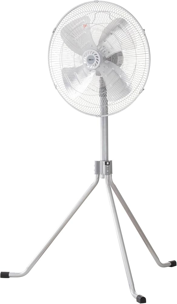 Amazon | 広電 工業扇 三脚型 50cm アルミ羽根 首振り 高さ調節 3段階