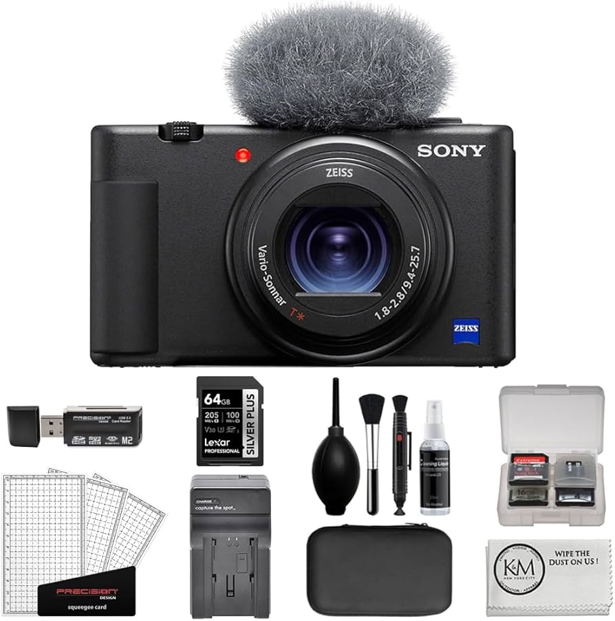 Amazon.com : Sony ZV-1 Digital Camera | Black Bundled with 64GB