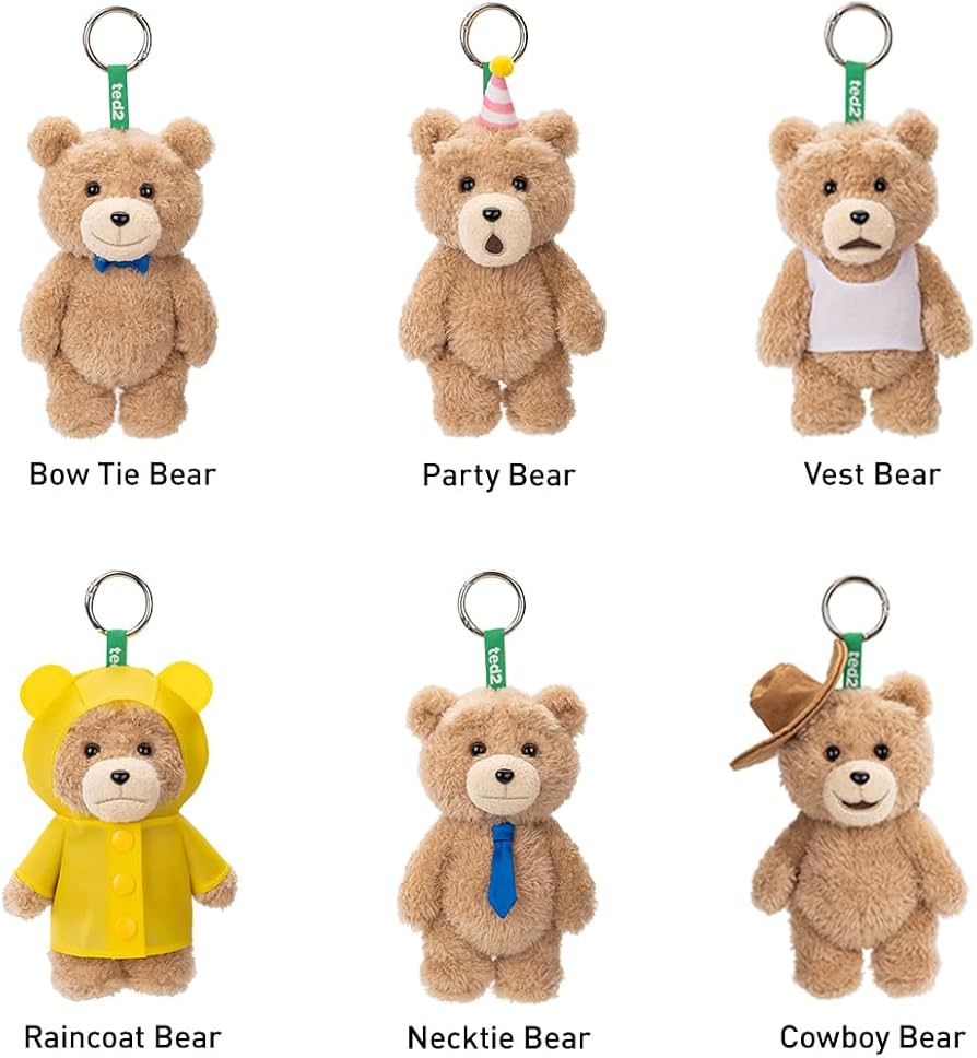 Amazon.co.jp: POP MART Ted2 Teddy Bear アクションぬいぐるみ