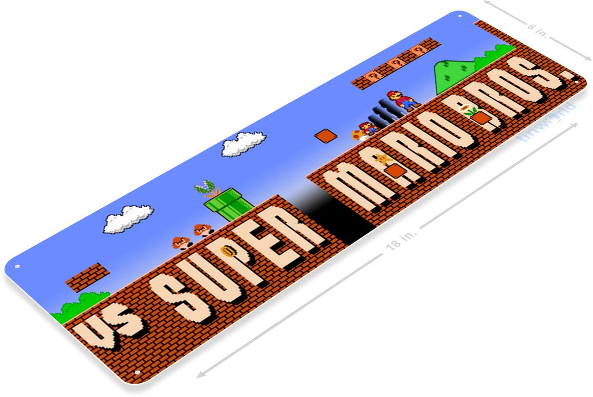Amazon.co.jp: Tinworld ブリキ看板:スーパーマリオブラザーズ