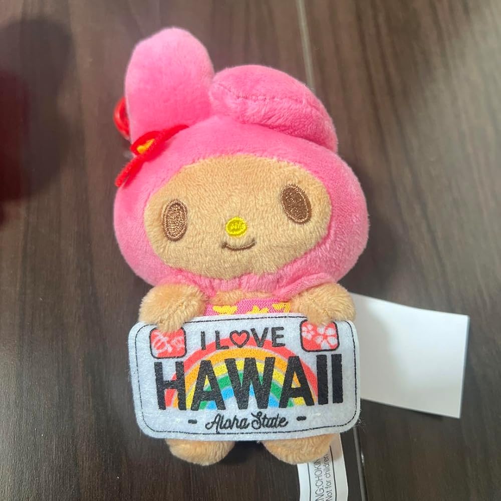 レア〉ハワイ限定ハローキティ ウクレレ 根付け ストラップ ハワイ限定