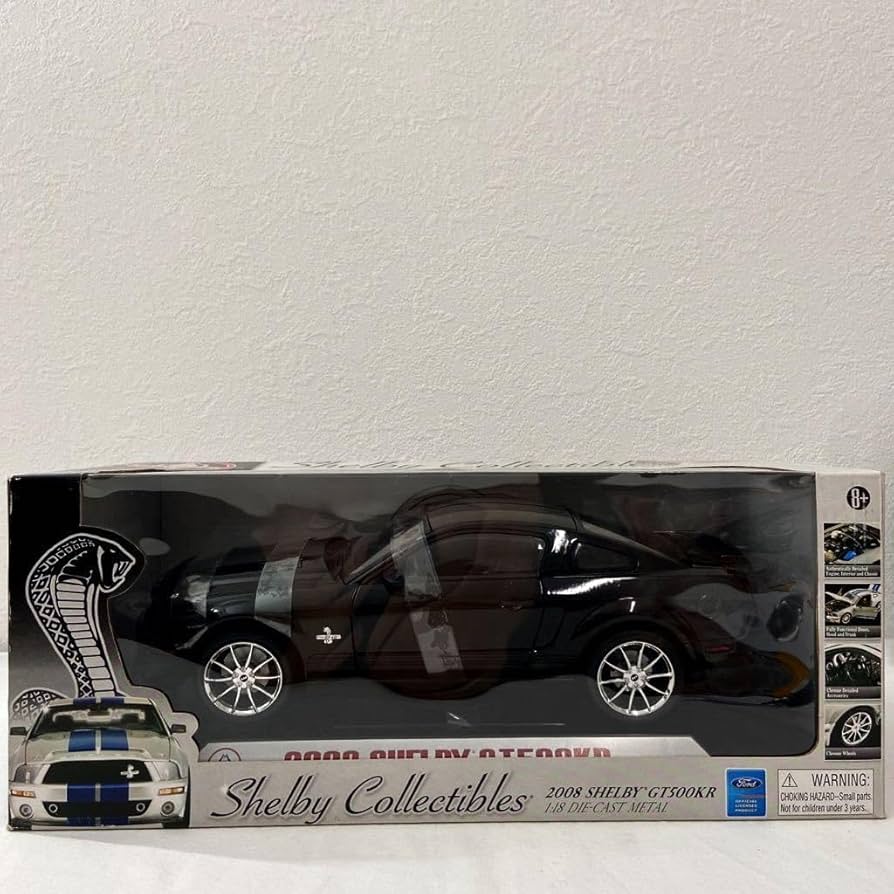Amazon | Shelby Collectibles 1/18 GT500KR 2008年 Black COBRA