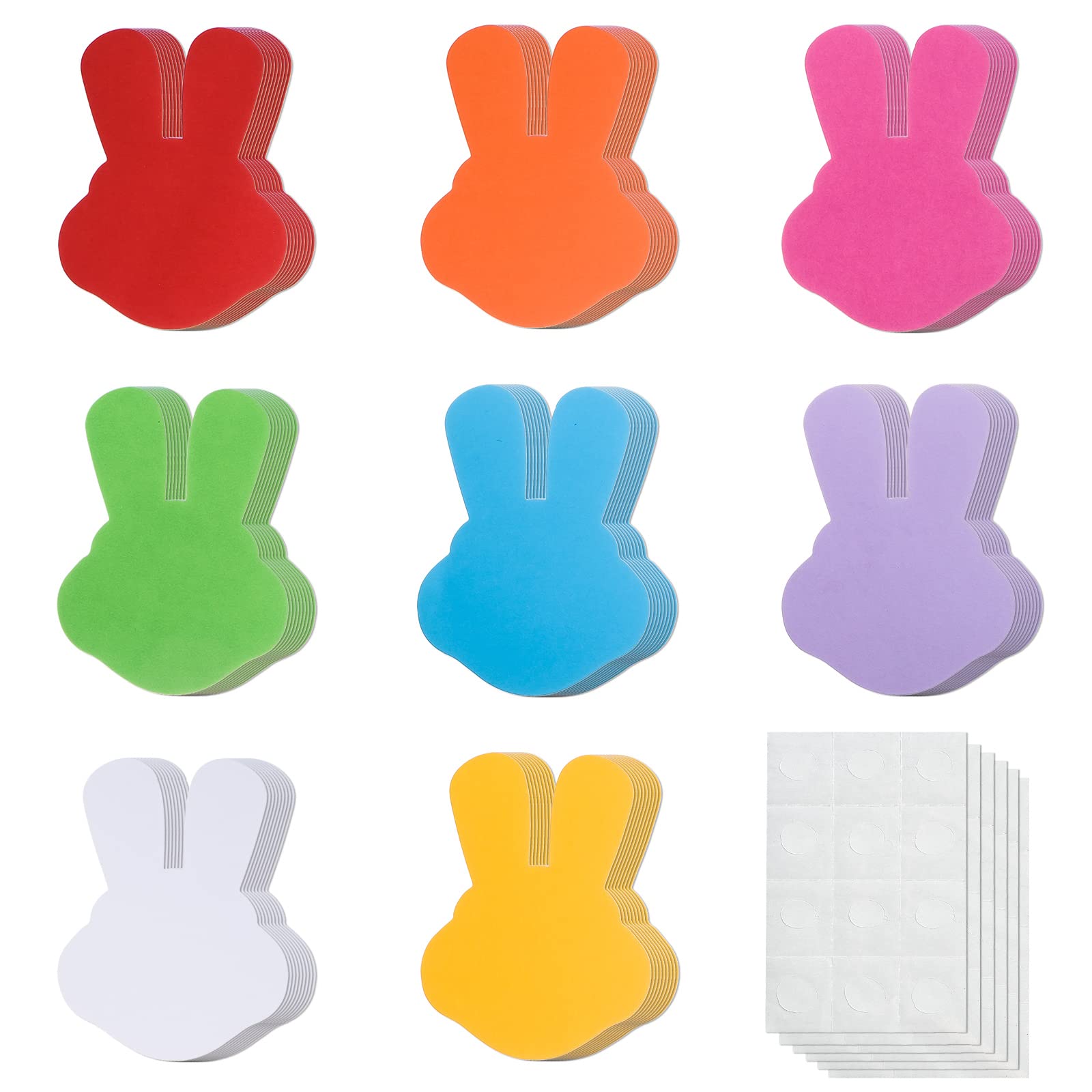 Amazon.com: 72Pcs Bunny Rabbit Cutouts Paper Bunnies 6 Inch Bunny