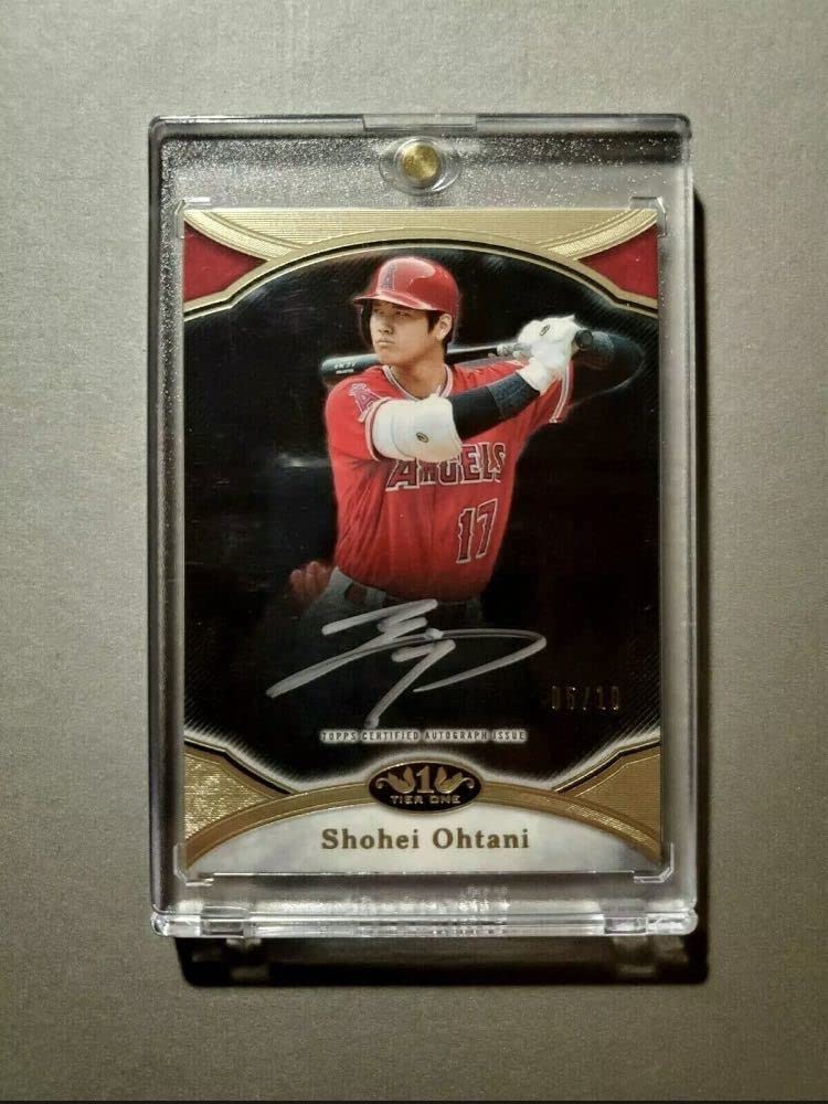 Amazon.co.jp: 大谷翔平 10枚限定 直筆サイン カードTier one シルバー