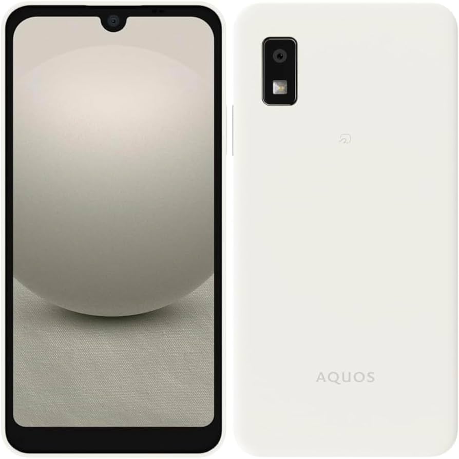 Amazon | AQUOS wish3 SH-M25 ホワイト スマートフォン本体 SIMフリー