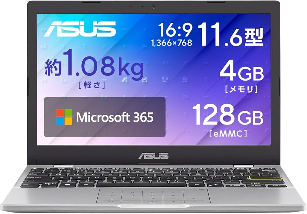 Amazon.co.jp: ASUS ノートパソコン Vivobook Go 12 E210KA 11.6型