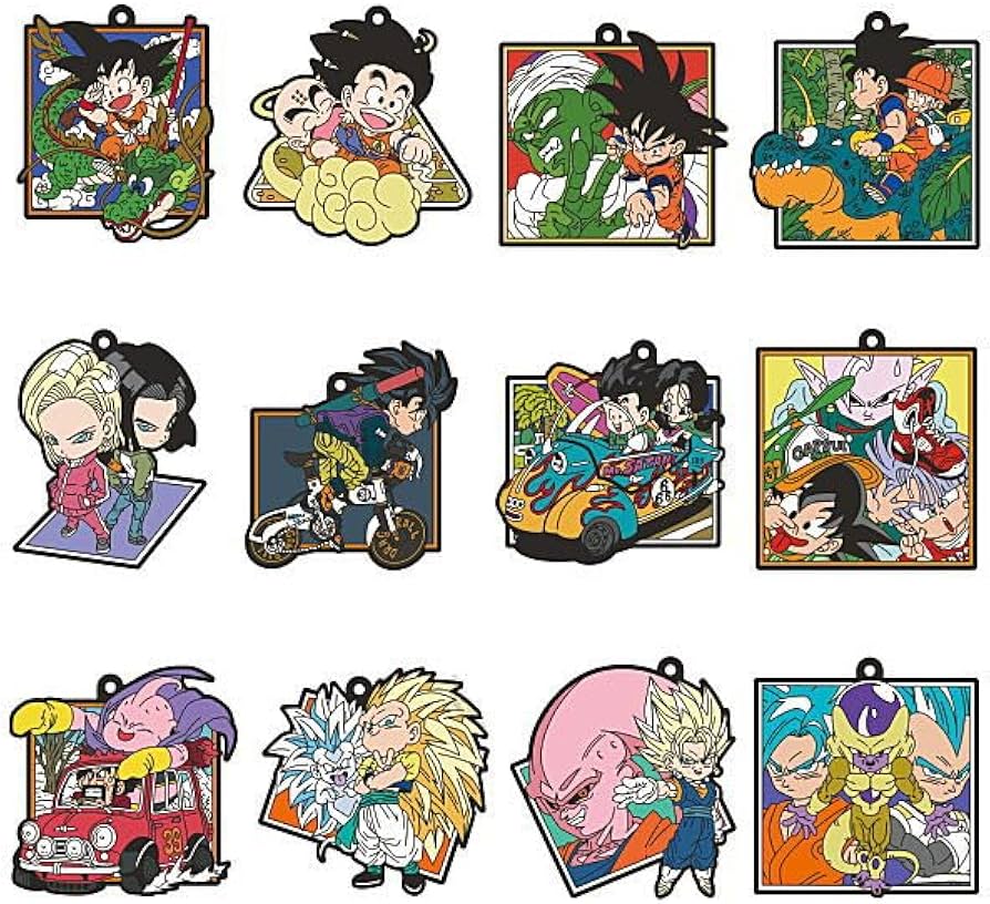 Amazon.co.jp: ドラゴンボール ラバマスARTグミ2 [全12種セット