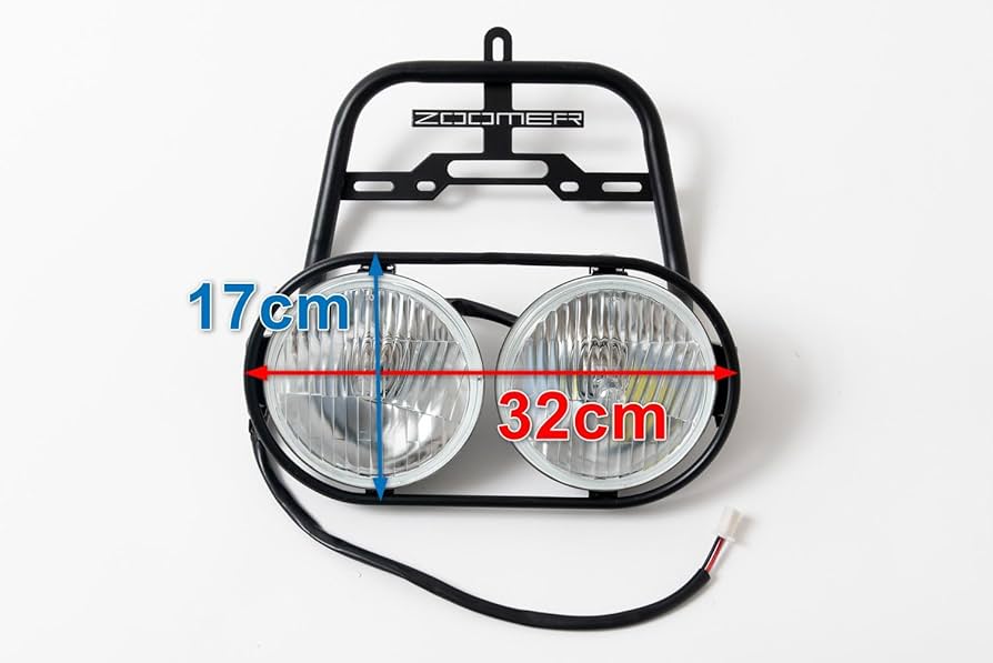 ダブルライト クリアレンズ ブラケット式ズーマーデカ目LED 楽天市場