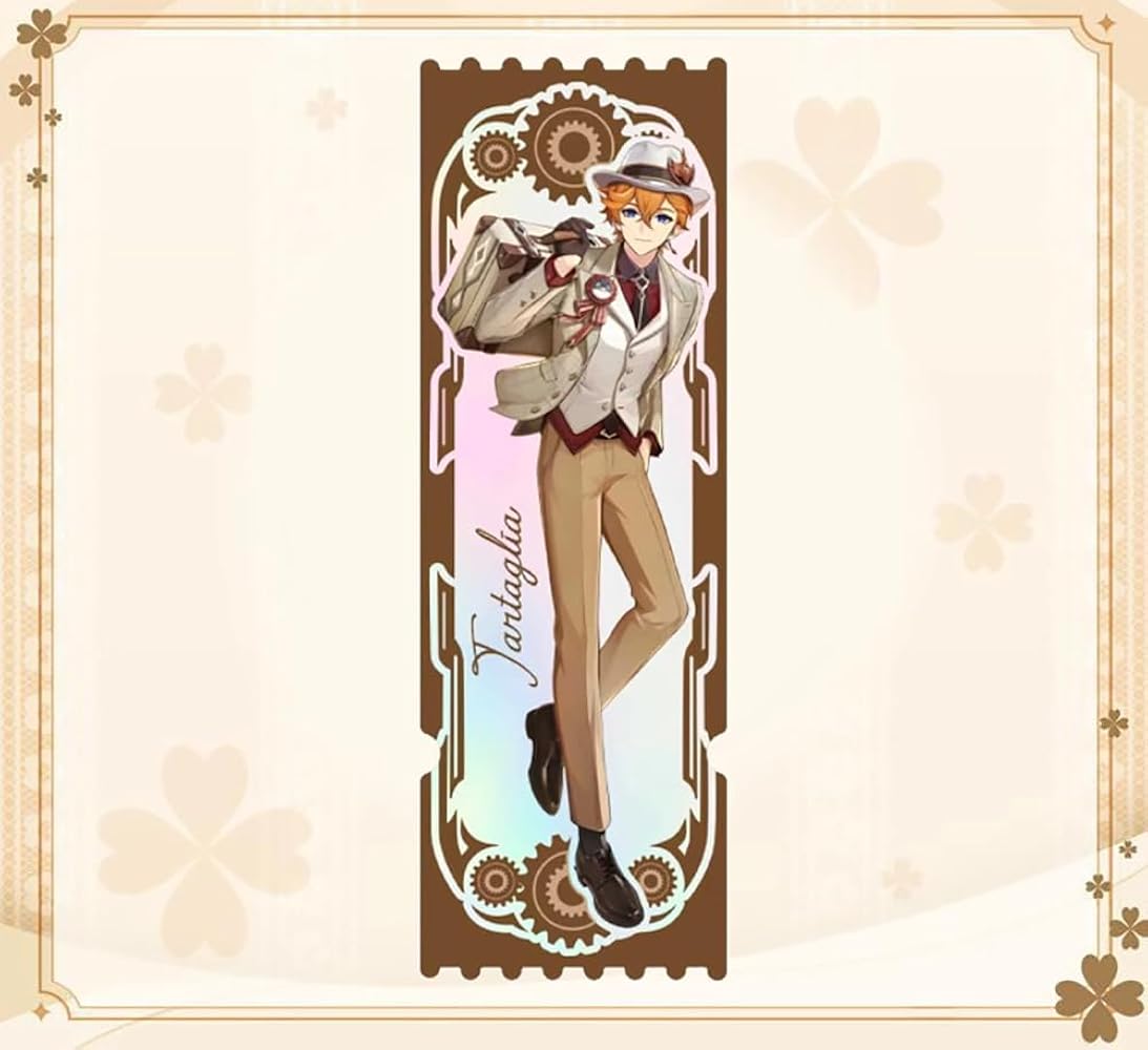 原神fes フェス vipチケット 特典PVCデスクマット タルタリヤ 原画 原