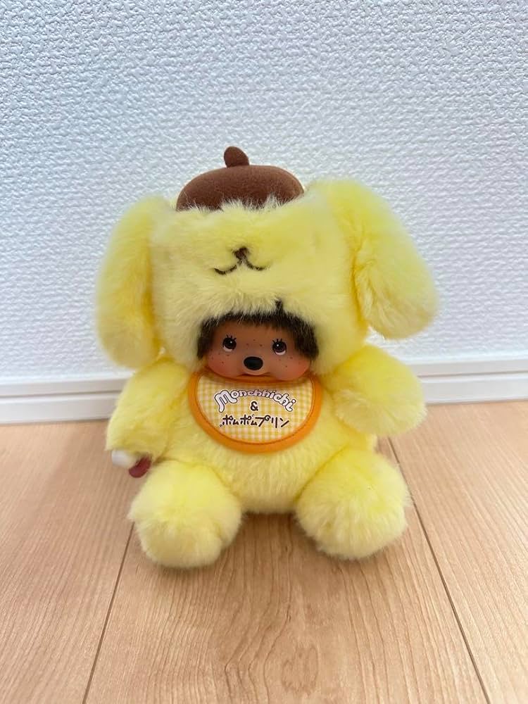 Amazon.co.jp: ポムポムプリン モンチッチ コラボ ぬいぐるみ : おもちゃ