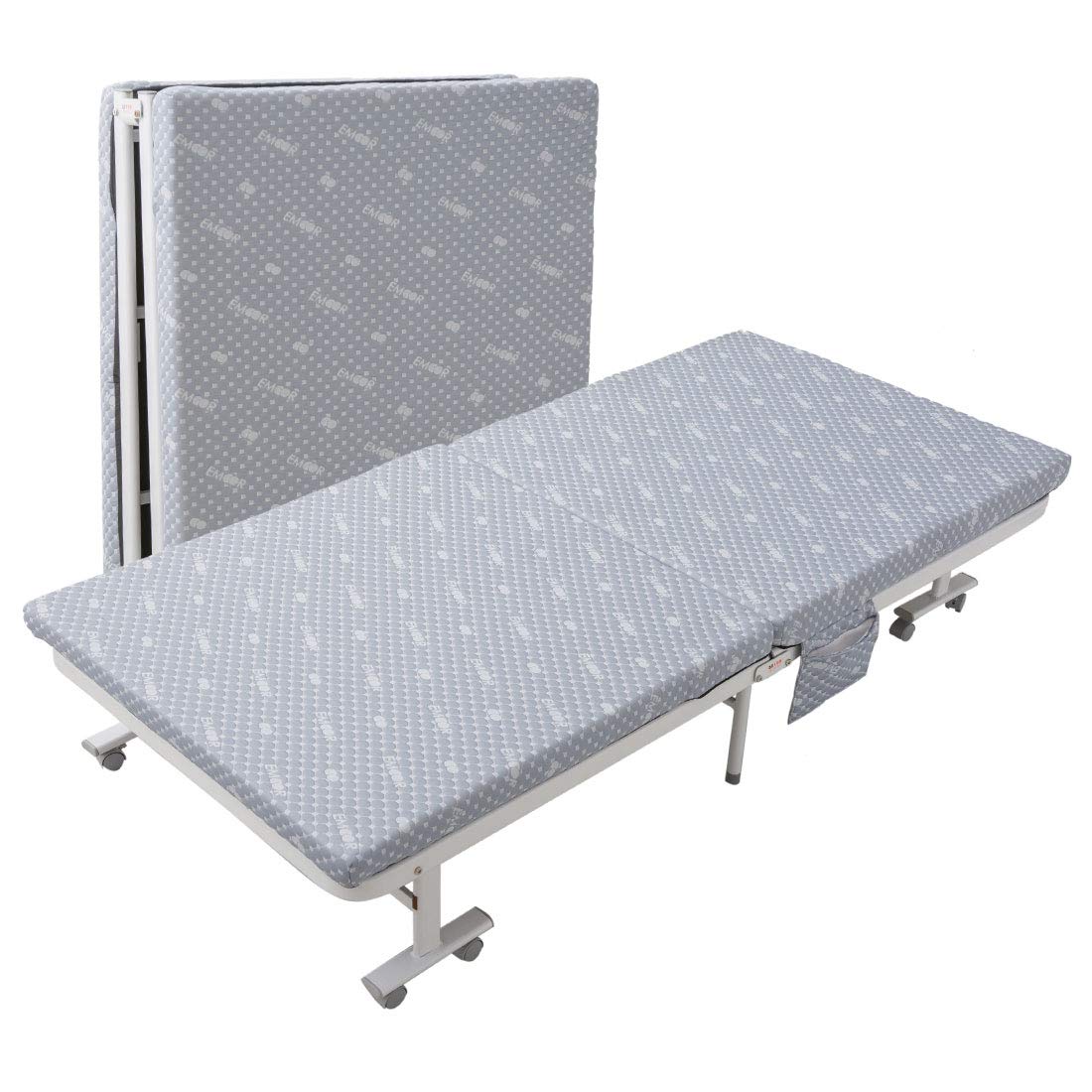 Amazon.co.jp: エムール ベッド 折りたたみベッド セミシングル ハイ