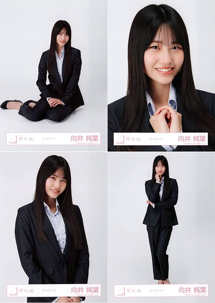 Amazon.co.jp: 櫻坂46 ランダム生写真 スーツコーデ 4種コンプ 向井純