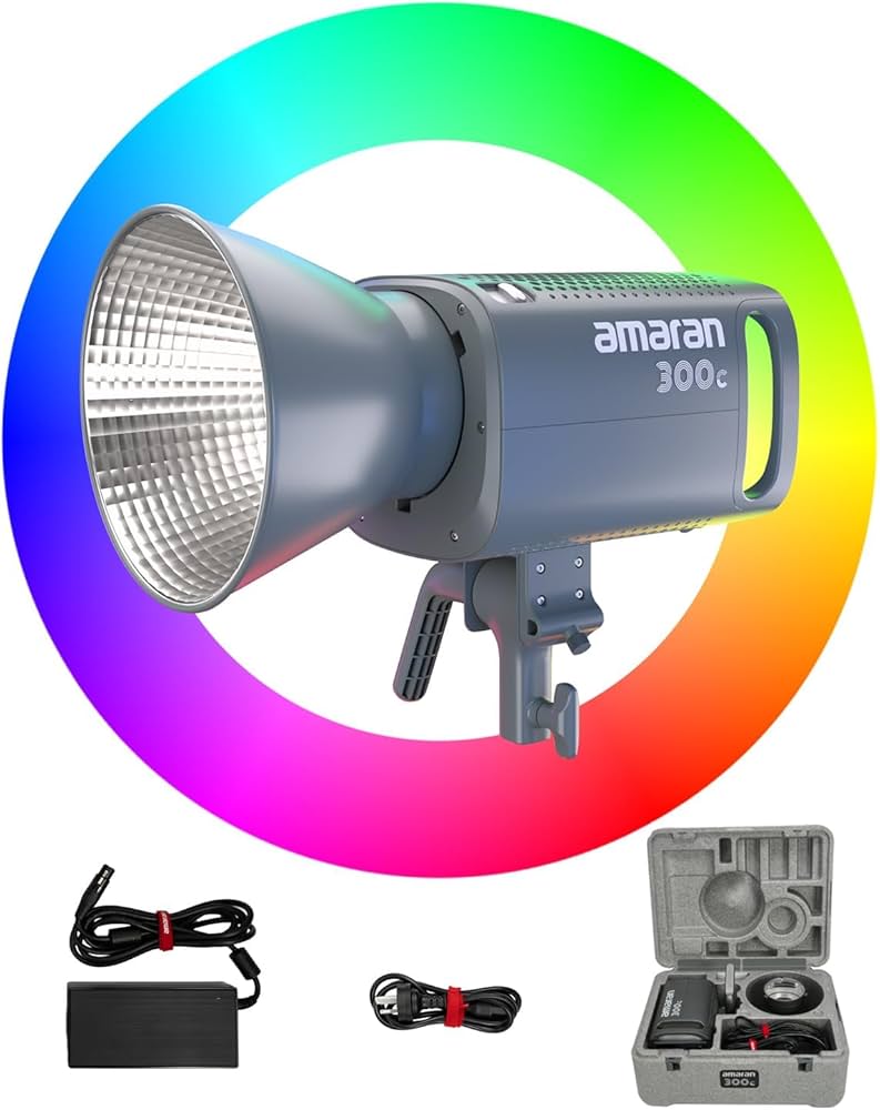Amazon.com : Amaran 300c RGB LED Video Light,Bowen Mount, 2,500K