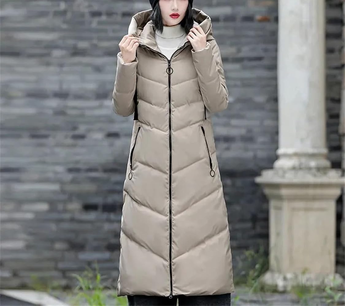 Amazon.com: Women's Winter Parker Coat Middle-Aged Long Down