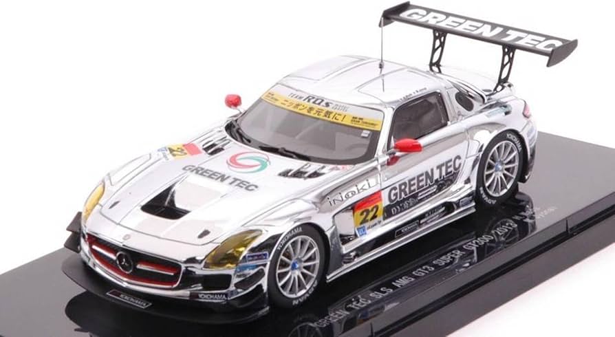 Amazon.com: EBBRO 1/43 GREEN TEC SLS AMG GT3 SUPER GT300 2013 No