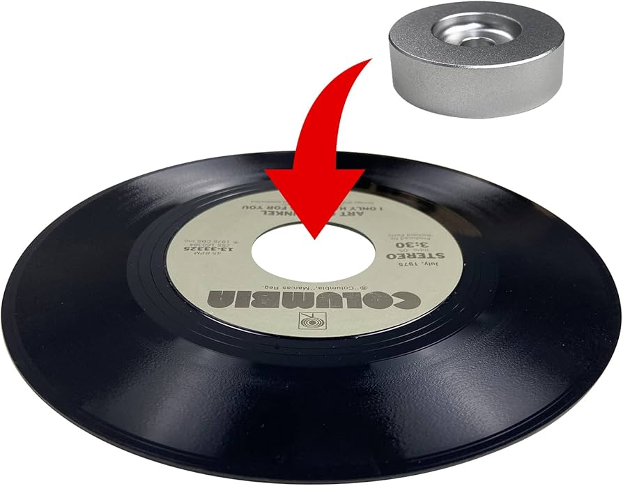 Amazon.co.jp: 7インチ ドーナツ盤アダプター EPレコード用アダプター