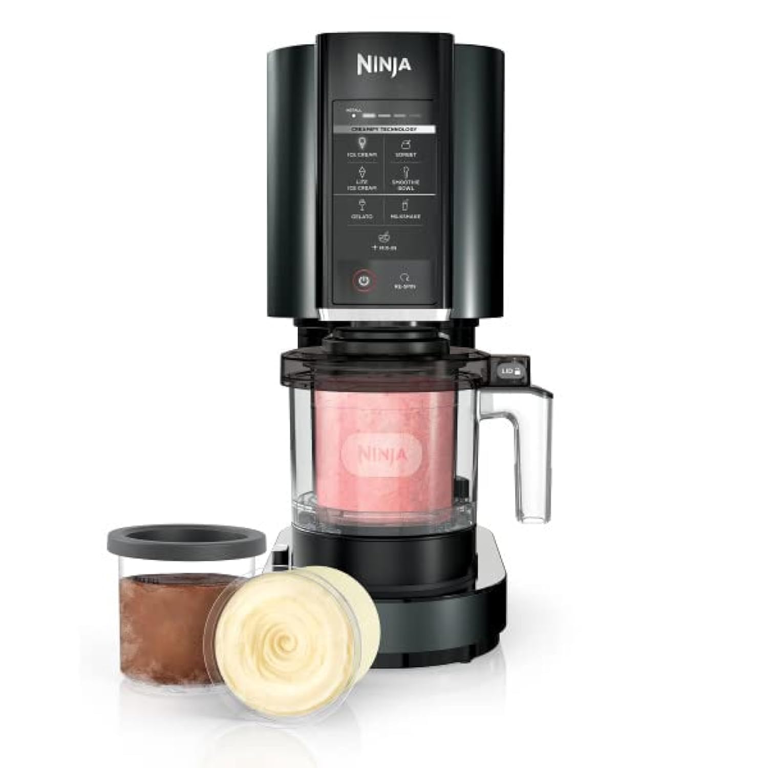 Amazon.com: Ninja CREAMi Ice Cream, Sorbet, Milkshake Maker + 3