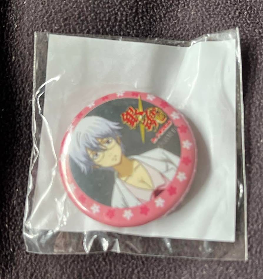 Amazon.co.jp: 銀魂 J-WORLD 缶バッジ 坂田銀時 銀子 銀八先生 3Z : ホビー